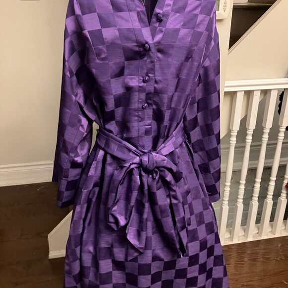 Ogust Vintage Purple Robe - Picture 3 of 12